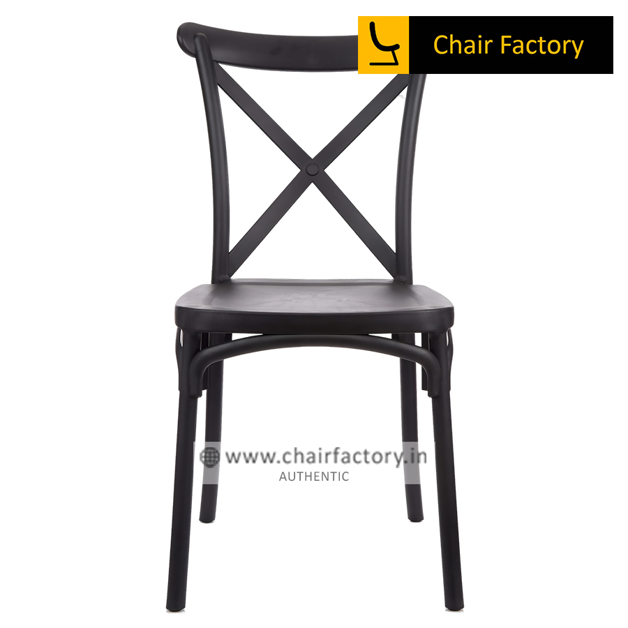 Avecross Black Cafe Chair
